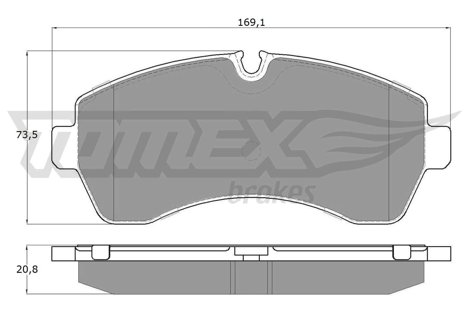 TOMEX Brakes TX 14-24 Sada...